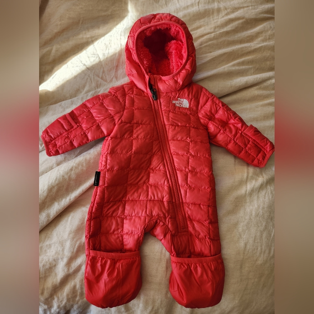 infant snowsuit northface thermoball
